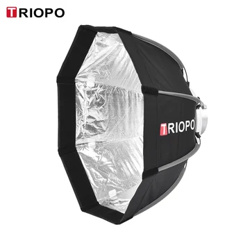

TRIOPO 65cm Portable Foldable 8-Pole Octagon Softbox w/Carrying Bag Bowens Mount Light Box Tent for Studio Strobe Flash Light