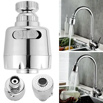 

ABS Rotating Head Short Stainless Steel Shower Silver Faucet Thermostat Splash-proof Head Nozzle Pressurized Water Saver Filter