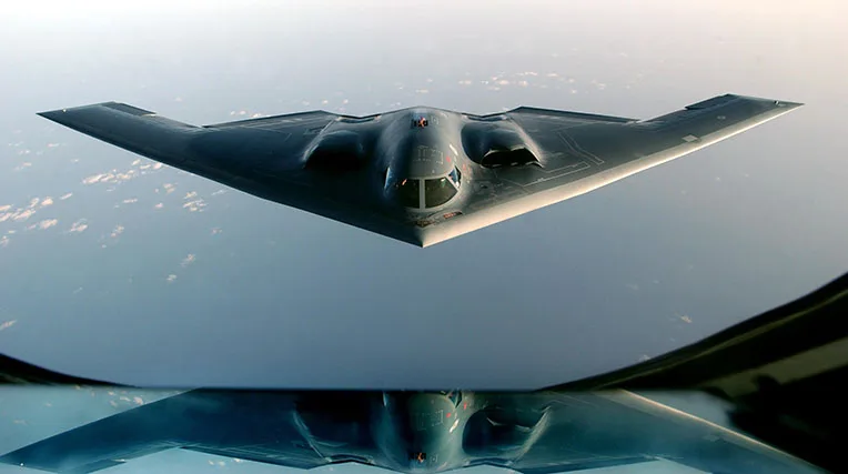ВВС США В2 призрак стелс бомбардировщик B-2 сплав готовой модели самолета 1/200