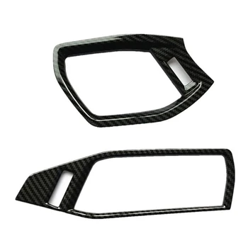 

Carbon Fiber Dashboard Air Conditioner Vent Cover Trim Decoration Panel Vent Frame Car Accessories for Ford Focus 2019+