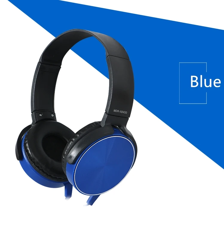 XB450 шумоподавление Проводная гарнитура HIFI стерео наушники линия управления Складные музыкальные наушники с микрофоном для Смартфона Mp3