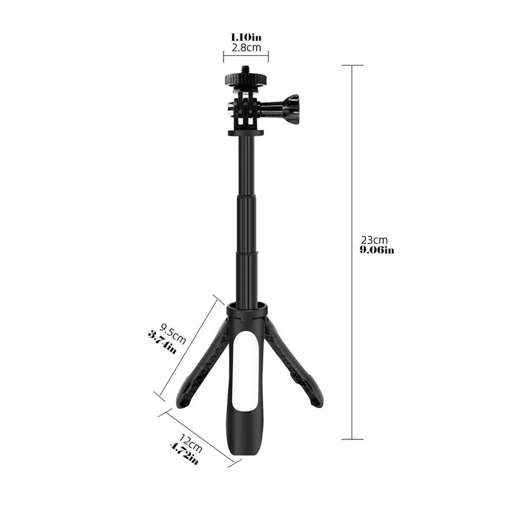 Портативный мини настольный штатив телескопическая палка для селфи держатель алюминиевый стержень Крепление камеры для dji osmo Карманный osmo Экшн-камера