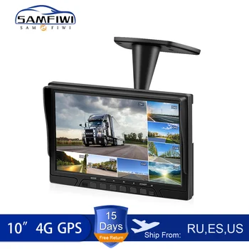

GPS Tracker 4G Vehicle Locator WIFI 4CH 8CH/Channel Vehicle AHD Monitor Mobile DVR HD Video Recorder Car DVR Camera Security