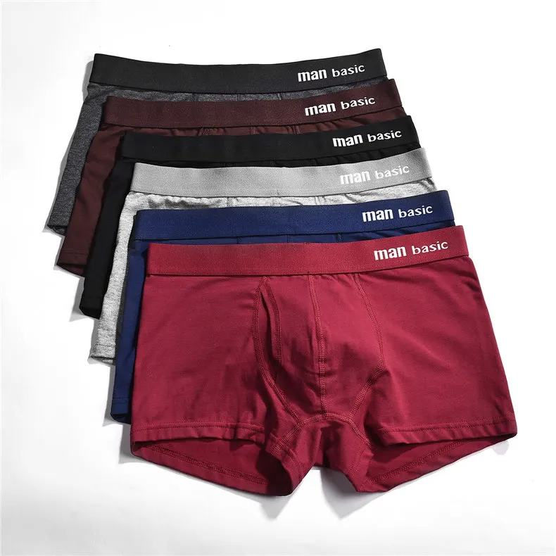 Brand Muls Men Boxer Shorts 3PCS Set 6Colors Combed Cotton Fast Dry Male Underwear Men Boy Bodysuit Under Pant Fitted Size S-3XL-08