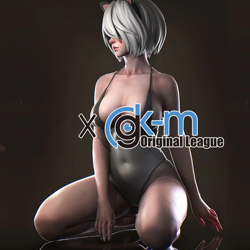 1/8 фигурки из смолы модель NieR: Automata YoRHa No. 2 Тип B Catgirl GK кукла привлекательная