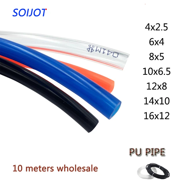 Tuyau d'air pneumatique Flexible en polyuréthane de 100m, diamètre  extérieur 8MM, diamètre intérieur 5 MM, en plastique, 8x5mm, 4mm, 6mm, 8mm  - AliExpress