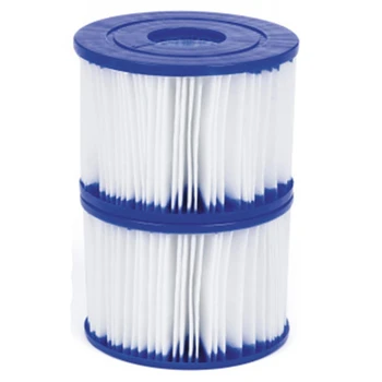 

2PCS Reusable Practical Swimming Pool Filter s Efficient Filter Foam Sponge Cartridge Aquarium Accessories