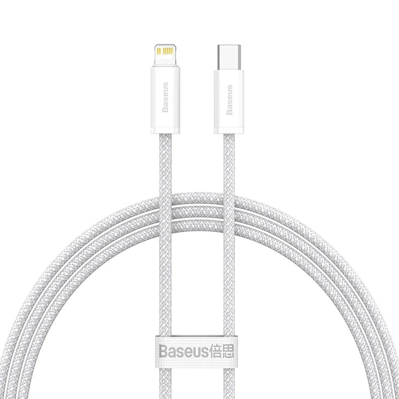 aux cable for iphone Baseus 20W PD USB C Cable for iPhone 13 Pro Max Fast Charging USB C Cable for iPhone 12 mini pro max Data USB Type C Cable iphone hdmi to tv Cables