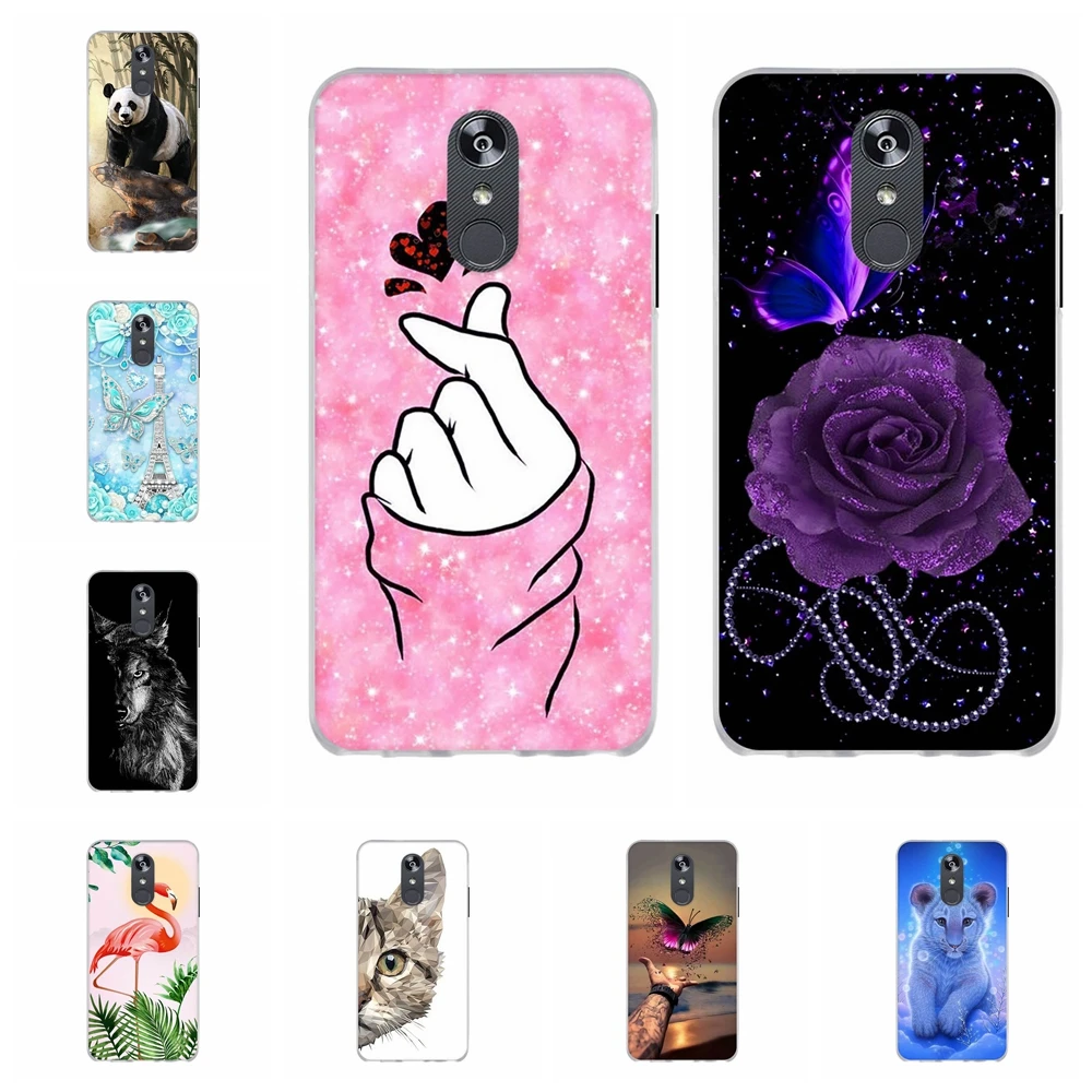 Cover 6.2 inch For LG Q Stylo 4 Q710MS Case Silicone Back Bumper Capa Cute Animal Fundas | Мобильные телефоны и