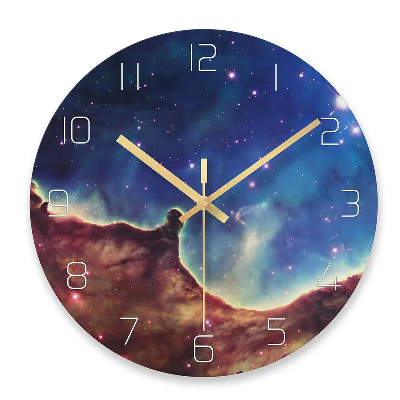 Nordic Silent Wall Clock Modern Design Creative Side Modern Unique Wall Clocks Watch Kids Reloj Cocina Home Decoration YY60WC - Color: style23