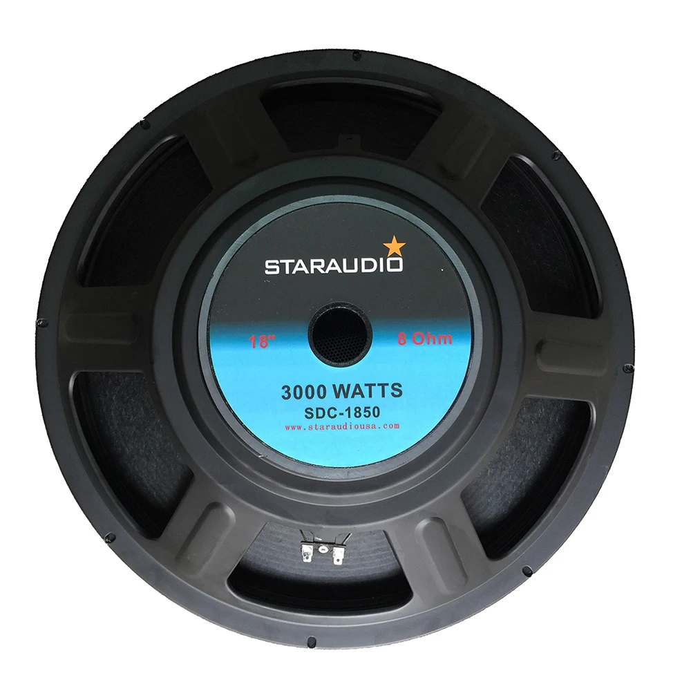 STARAUDIO Dual 18 дюймов 3000 Вт 8 Ом необработанные Сменные сабвуферы для сценических