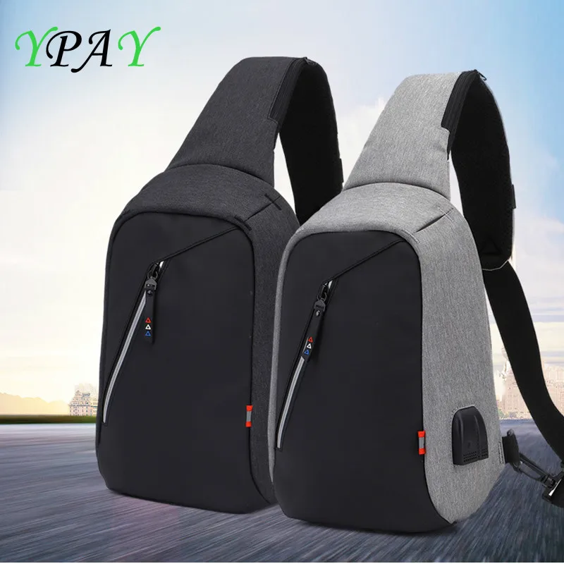 Рюкзак YPAY для ноутбука с USB зарядкой 9 7 дюйма защитой от кражи|Сумки и чехлы