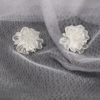 

2020 Korean Sweet Transparent Resin Flower Stud Earrings For Women Fashion Elegant Oorbellen Bijoux Party Holiday Gifts Jewelry