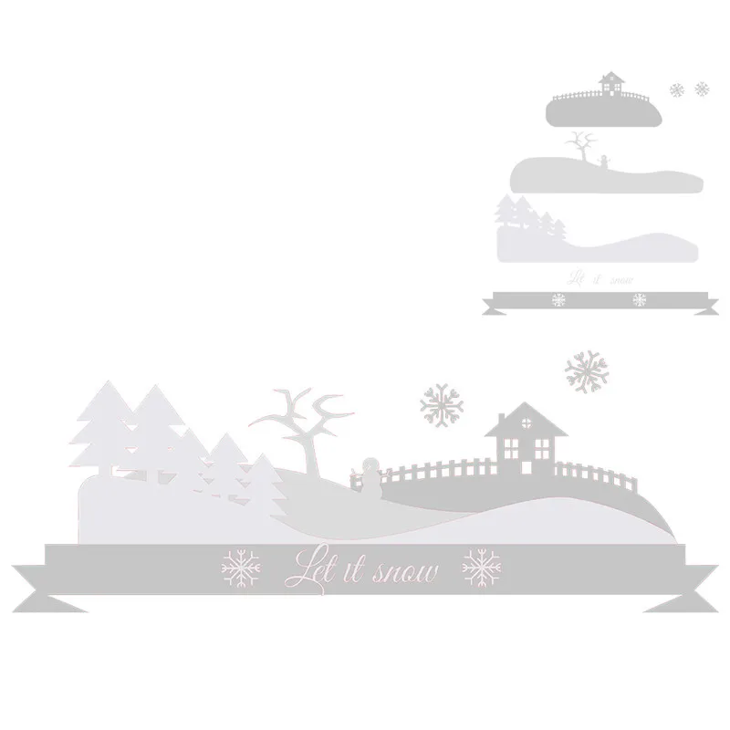 

Naifumodo Tree Dies House Metal Cutting Dies New 2019 for Card Making Scrapbooking Dies Embossing Stencil Scenery Dies