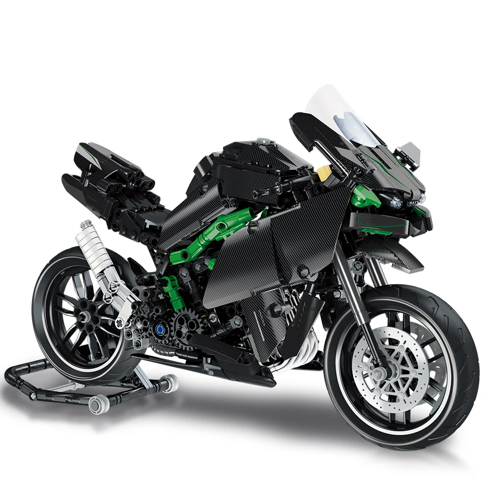 

Technic Racing Car Motorbike Off-road Technology H2R Motorcycle Vehicle Building Blocks Technic Car Toys Children Gifts Bricks