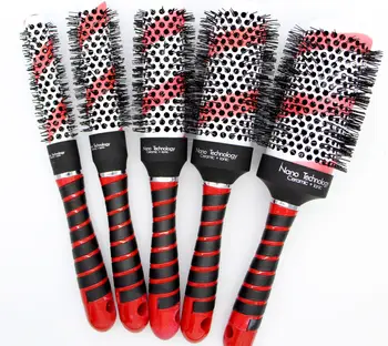 

Hair Tools Salon Hairdressing Hair Comb Hair with Modeling Comb Ceramic Aluminum Tube Roll Comb