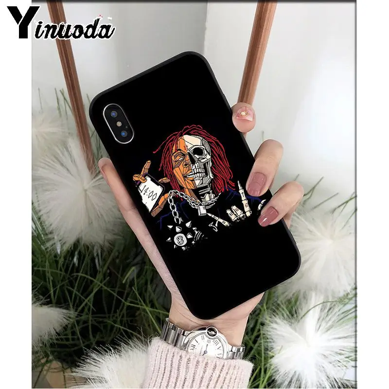 Yinuoda Rapper Trippie redd Customer High Quality Phone Case for Apple iPhone 8 7 6 6S Plus X XS MAX 5 5S SE XR Cover