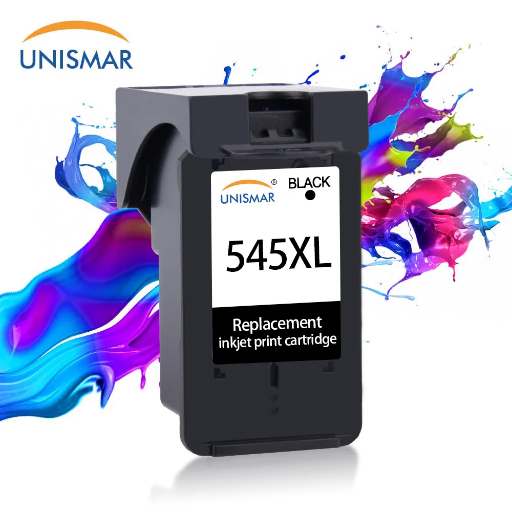 Tanie Unismar PG545 zamiennik, czarny dla Canon atrament Crtridges PG 545 PG545XL dla Pixma TR4550 TS3140 TS305 TS3150 TS3151 IP2850 MX495