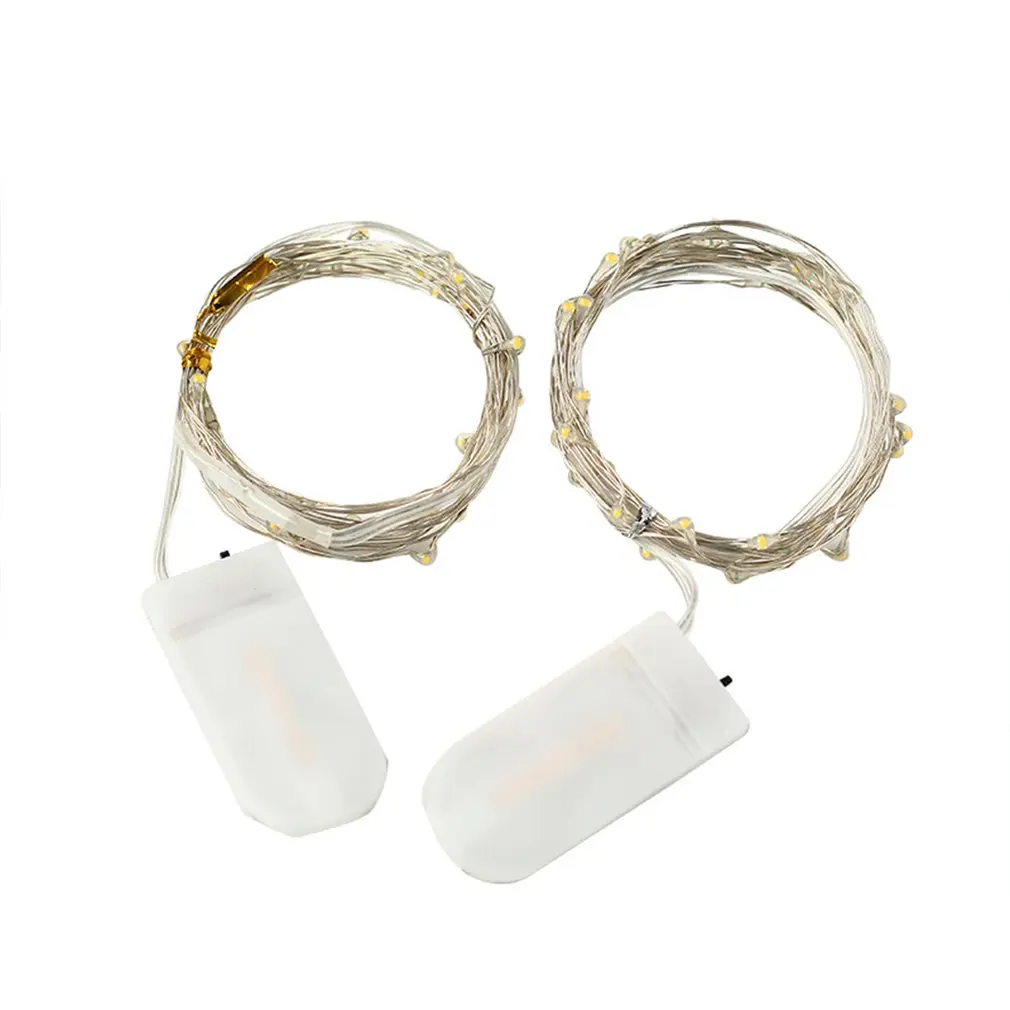 

Led Button Battery Box Copper Wire Light String