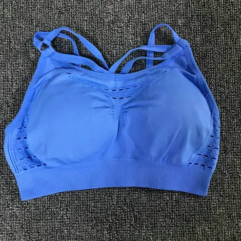 Blue Bra Сексуальные спортивные костюмы, бесшовный комплект для йоги, женская одежда для фитнеса, спортивная одежда, женские леггинсы для спортзала, мягкий спортивный бюстгальтер пуш-ап, 1728/1788 - Цвет: Blue Bra
