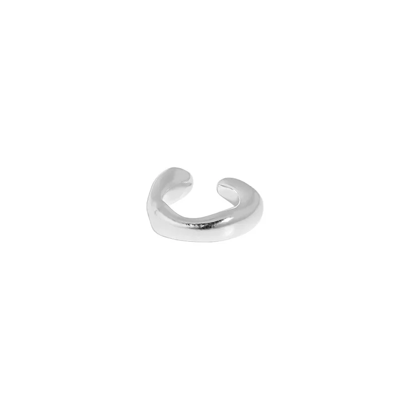 SHANICE 925 Sterling Silver Simple heavy and thick Ear Clip on Earrings Clip Earrings without Piercing for Women Lady Girl 5
