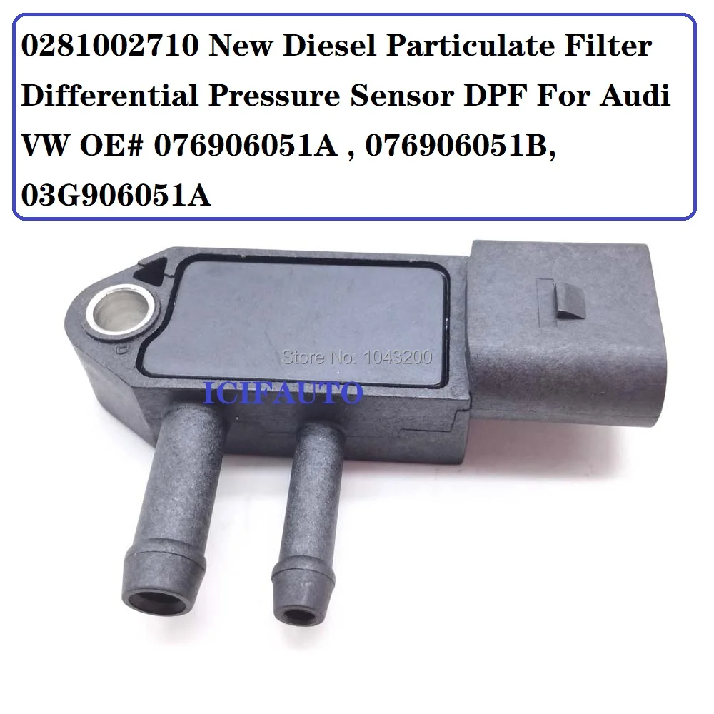 0281002710 New Diesel Particulate Filter Differential Pressure Sensor