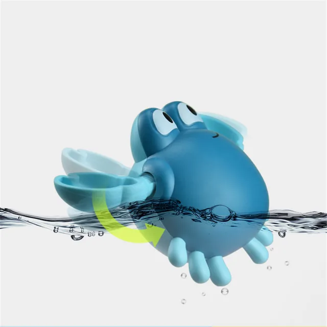 Baby Water Toys Bath Fish Cartoon Animal Chain Clockwork Whale Swimming Pool Bathing Toys For Children Gift 3