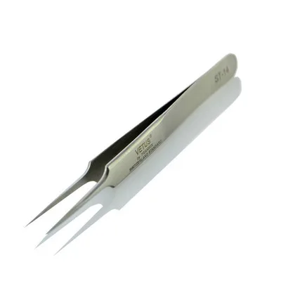 by dhl or ems 200pcs Stainless Steel Industrial Anti-static Tweezers watchmaker Repair Tools Excellent Quality