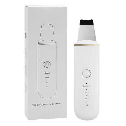 Facial Skin Scrubber Facial Cleaner Machine Acne Blackhead Remover Peeling Shovel Cleaner Facial Massager Skin Care