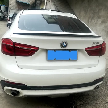 

Fit For BMW X6 F16 2016 2017 Car Tail Wing Decoration ABS Unpainted Primer Color Rear Trunk Spoiler