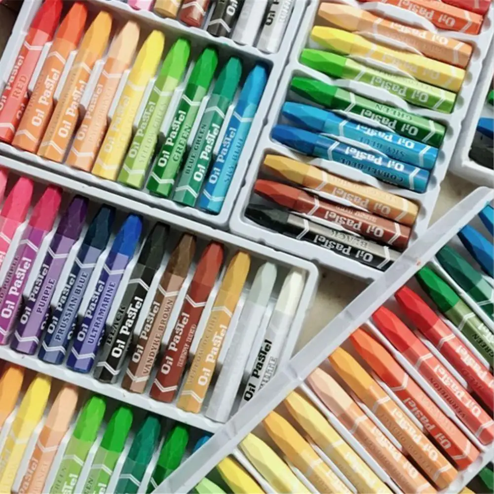 

Painting Crayons Soft Dry Pastel 12/18/24/36 Colors/Set Art Drawing Set Chalk Color Oil Painting Stick Stationery For Students