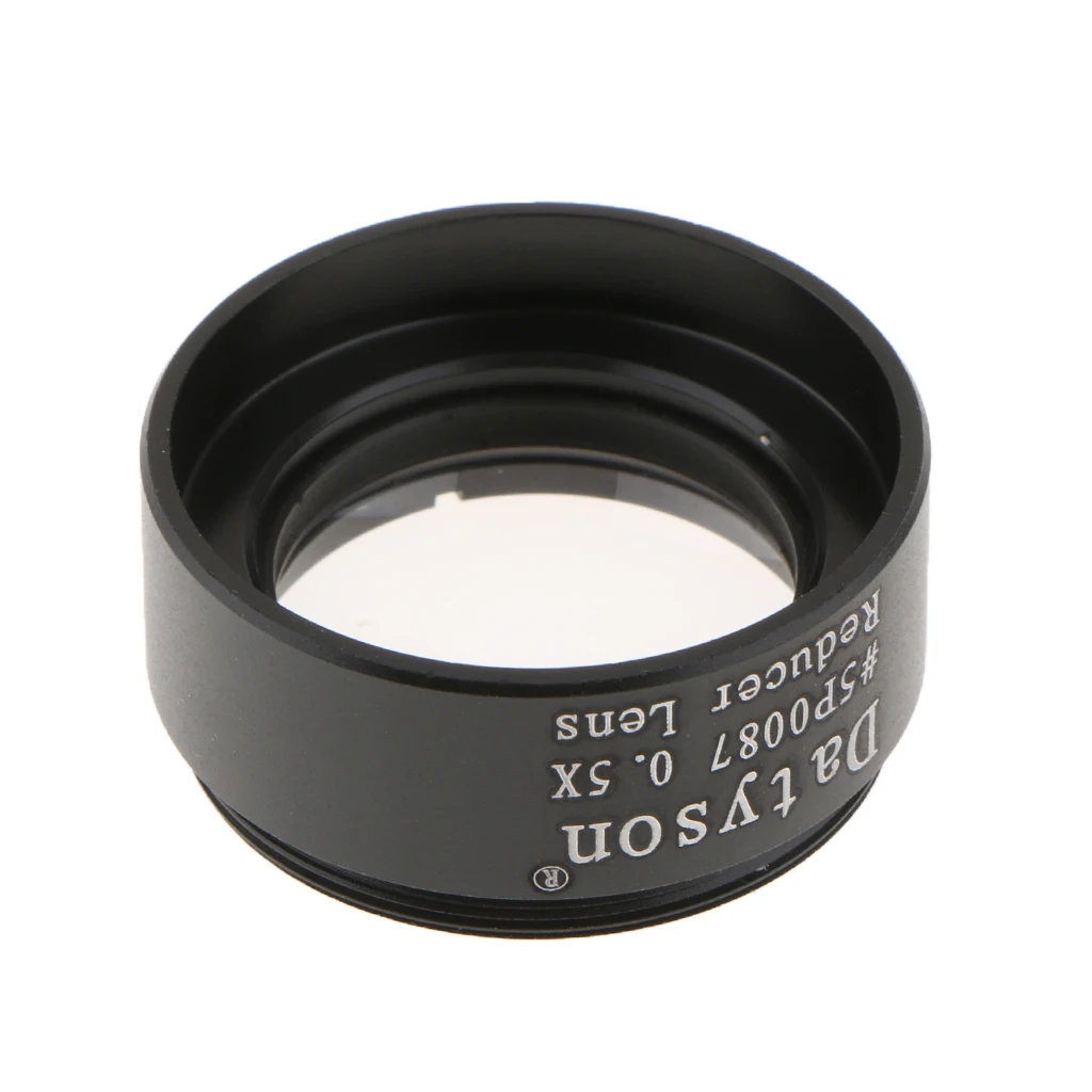 0.5x Barlow Lens 0.5X Focal Reducer Metal with M28*0.6 Thread for 1.25'' / 31.75mm Telescope Eyepiece Accessory