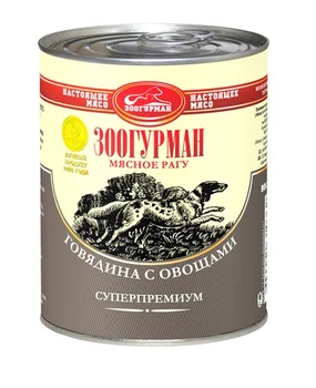 

ZOOGURMAN ZOOGURMAN beef stew for adult dogs with beef and vegetables 350g