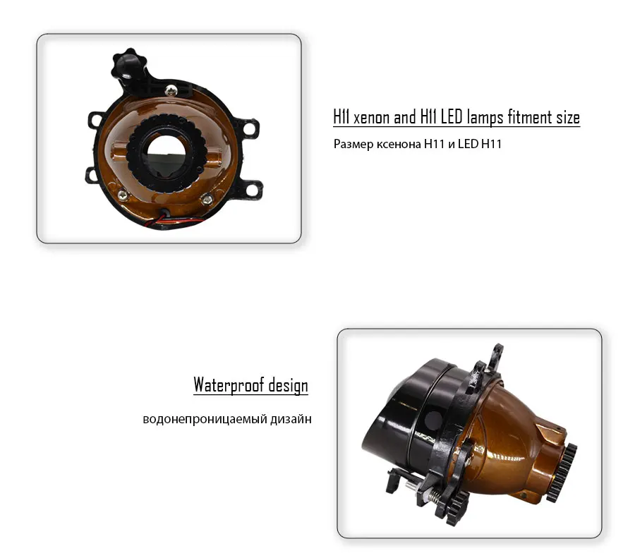 TAOCHIS 12 В 55 Вт 3,0 дюйма Би ксеноновый проектор линза противотуманная фара светодиодный H11 лампы Hi/Lo для Toyota Lexus peugeot Suzuki CITROEN