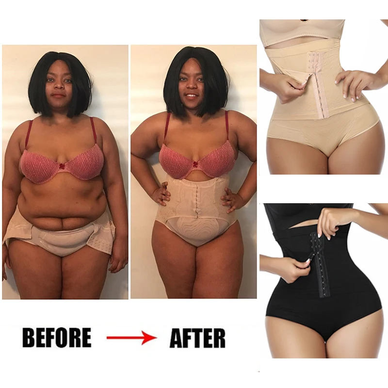 body shaping corset before and after