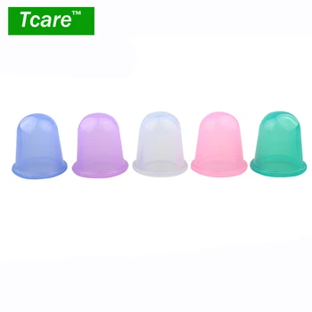 

* Tcare 2Pcs/Lot Hot body cupping cups anti cellulite vacuum silicone massage relaxation cupping cups Face and Back Health Care