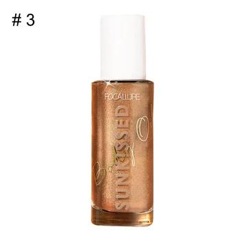 

60ML For FOCALLURE 3-color Face Lip Body Highlighting Repair Liquid Highlighter Liquid Body Brightening Liquid Foundation