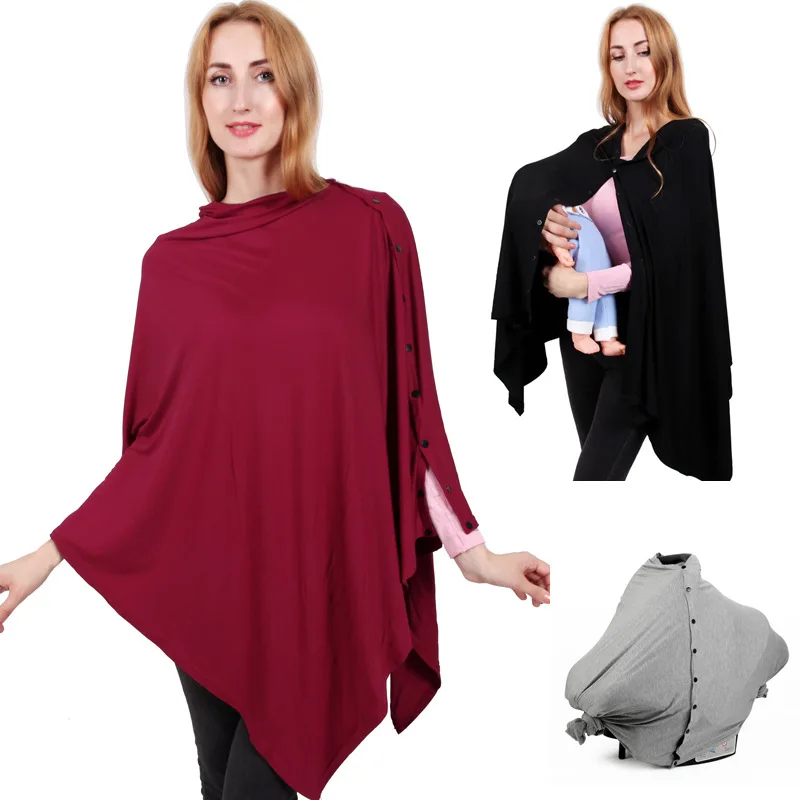 3 In 1 Breastfeeding Nursing Apron Cover Scarf Shawl Baby Seat Canopy Infant Stroller Mother Feeding Covers | Мать и ребенок