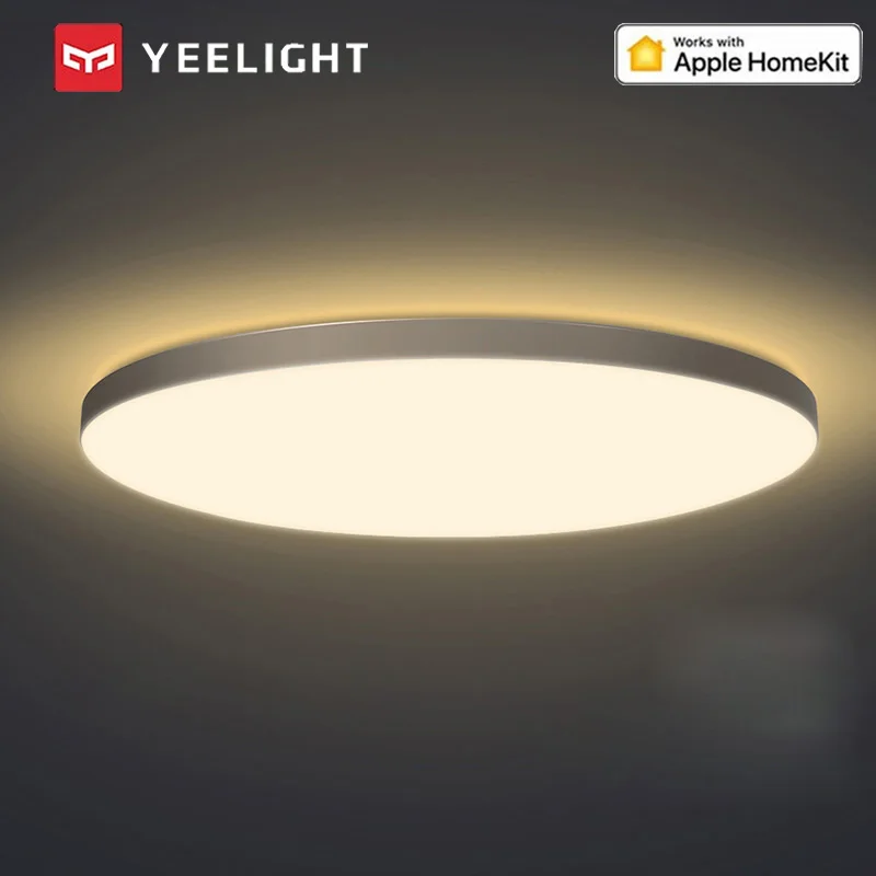 Yeelight Smart Modern LED Ceiling Lamp Light With RGB Backlight Indoor Lighting Support Homekit Mijia APP For Living Room|Ceiling Lights| - AliExpress