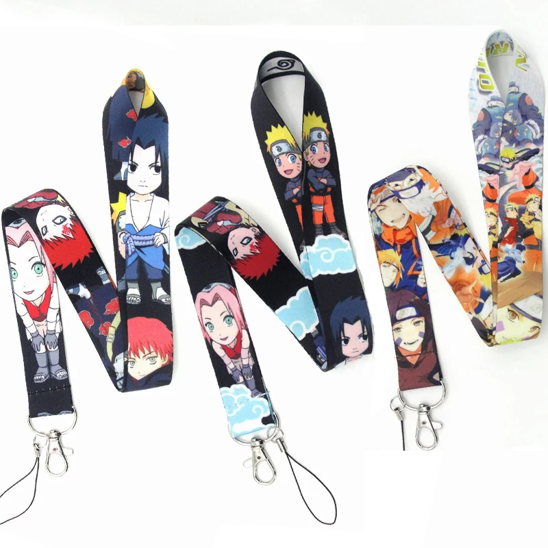 Cosplay Props Uzumaki Naruto Key Strap Lanyards Unisex Phone Straps