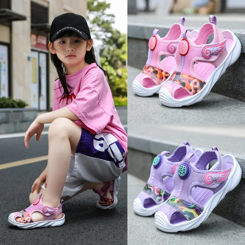 Lurryly Children Boys Girls Sandals Sneakers Closed Toe Summer Beach Shoes 1-9 T
