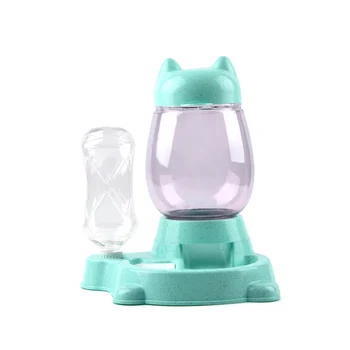 

2 In 1 Pet Automatic Feeder Large Capacity Home Dispenser Station Eating Dog Cat Bottle Bowl Detachable Water Food Easy Clean