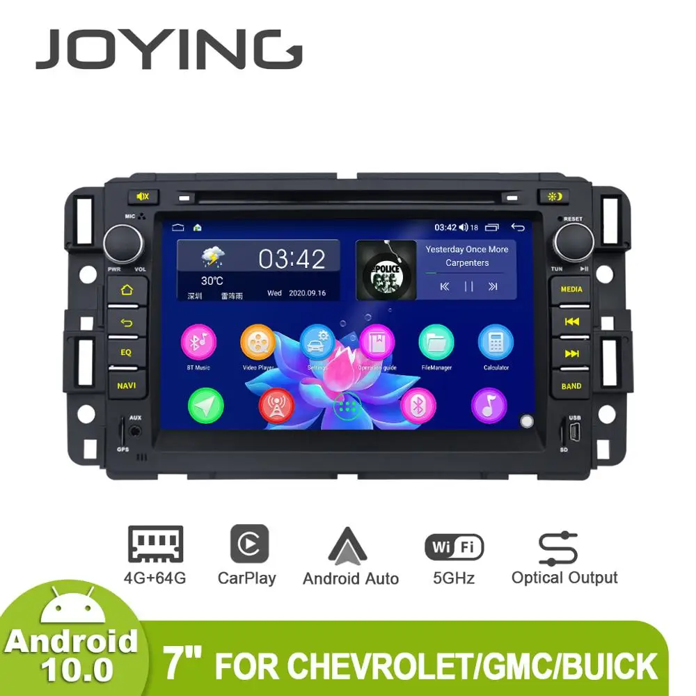 7"head Unit Android Car Radio Stereo Builtin 4g Modem Dsp Carplay For Chevrolet Traverse Tahoe