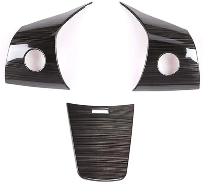 

For Tesla Model 3 Model Y 2017-2019 Black Steering Wheel Button Stikcers Cover Trim Interior Accessories ABS Black
