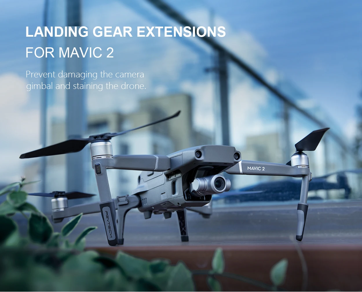 PGYTECH Mavic 2 Расширенный посадочный механизм поддержка ног протектор Расширение Замена подходит для DJI Mavic 2 Pro Zoom Drone аксессуары