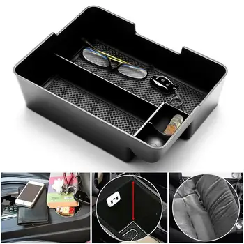 

Car Center Console Armrest Storage Box Organizer Holder Tray Console Storage Box Container Holder storage box for Tesla Model 3
