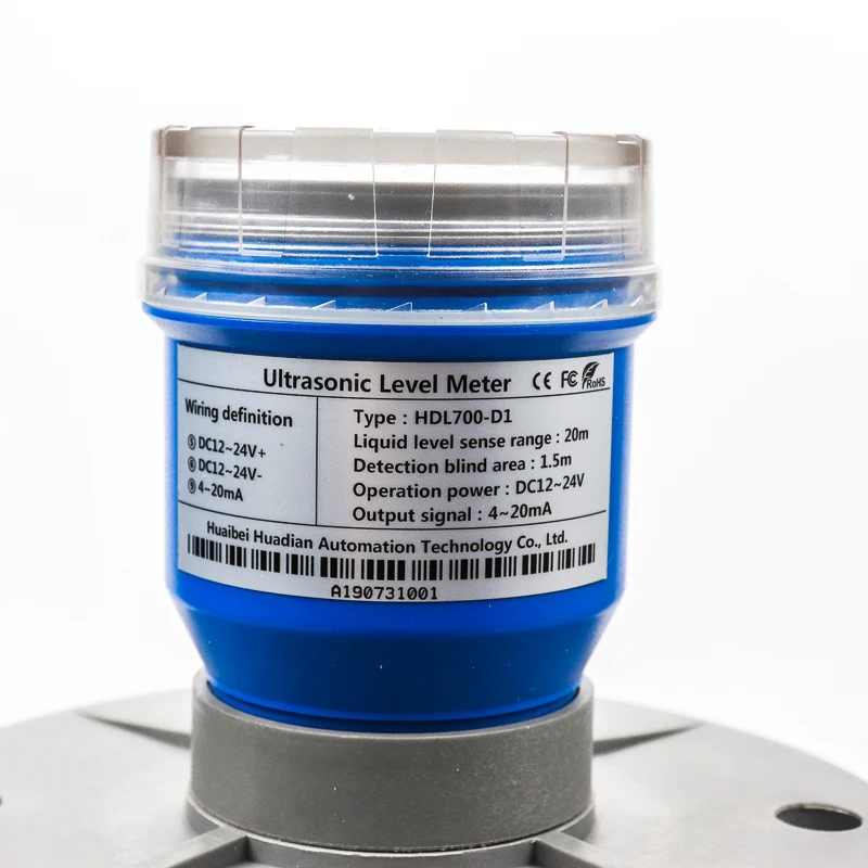 Ultrasonic Liquid Level Sensor With Large Range Of Digital Display Distance 20 meter
