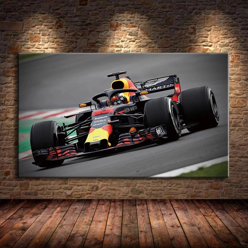Vehicle Posters Mclaren F1 Race Car Wall Art Canvas Prints Painting Raceway Racing Sport Pictures for Living Room Bedroom Decor | Дом и сад
