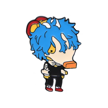 

30pcs/lot My Hero Academia Backpack Pin Shigaraki Tomura Enamel Pins Cartoon Anime Lapel Pin Bag Brooches Hat Badge Brooch PA294