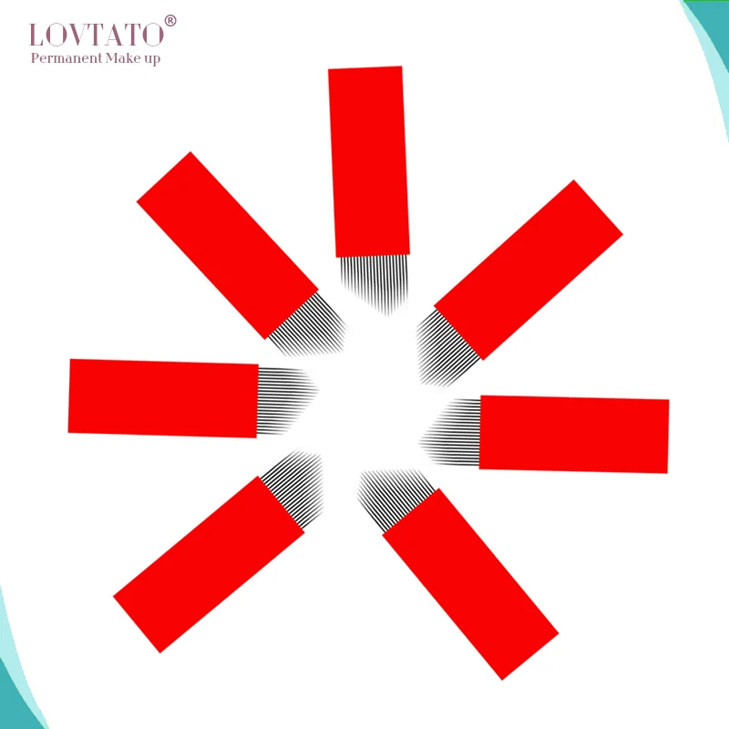 Новейшая нано игла для тату V16 V18 V21 0 18 мм микроблейднг иглы с большим количеством